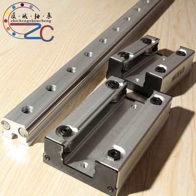 高速外置双轴心直线导轨LGD6-12L60-140滚轮滑块轴承钢光轴铝合金